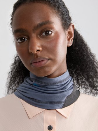 Klättermusen Allvis Halsvärmare Unisex - Fog Blue - One Size