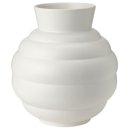 Knabstrup Tortus Archie Vas 26,5 cm, vit | Inredning > Vaser & Krukor | Bagaren och Kocken