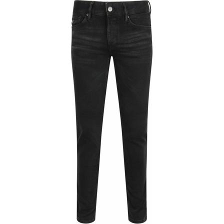 Cast Iron Straight Jeans Sort, Herre, Størrelse: W34 L34