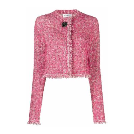 Lanvin, Cardigans Roze, Dames, Maat:M