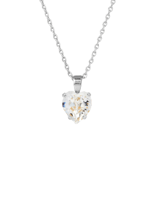 Caroline Svedbom HEART NECKLACE Halsband Dam Silver ONESIZE