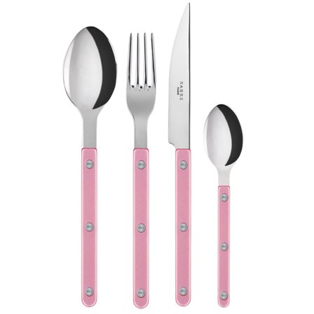 Sabre paris Bistrot Bestik-sæt 16 dele, blød rosa - Soft pink | KitchenOne