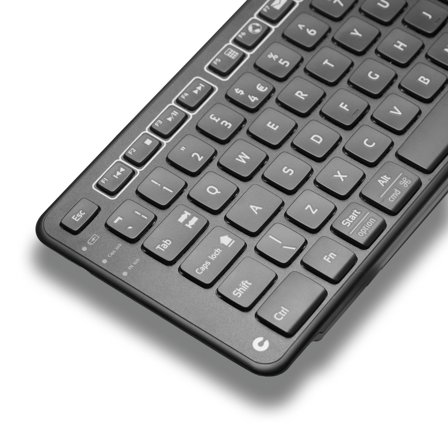 Contour Design Contour Balance - tastatur - Pan Nordic - svart