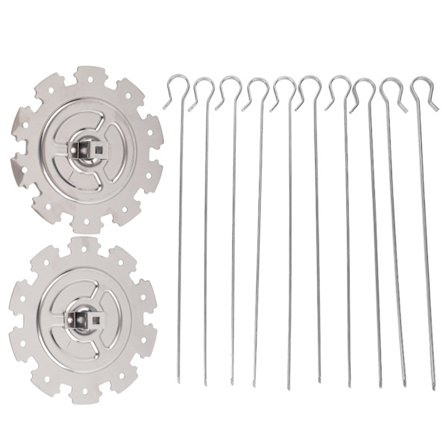 BBQ Spyd Sæt i Rustfrit Stål til Kød Stegning Grill