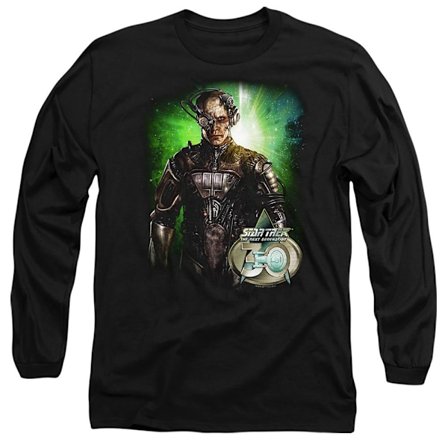 Star Trek Unisex Vuxen Borg 30 T-Shirt L Svart