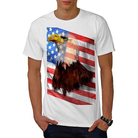 Freedom Flag Eagle USA T-shirt för män