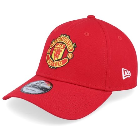 New Era - Football Rouge adjustable Casquette - Manchester United Basic Scarlet 940 Adjustable @ Hatstore