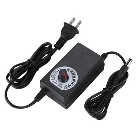 24W 3-24V Strömadapter Laddare med LED-display Spänningsreglering