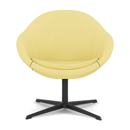 Varier Furniture Kokon Club - Yellow Polyester - Black base
