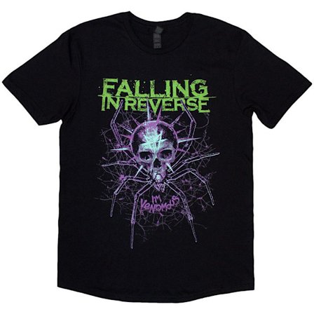 Falling In Reverse Unisex Vuxen Spider T-Shirt L Svart