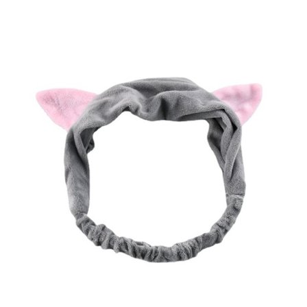 Makeup-hårband, kattöronhårband, spa-kosmetiska hårband