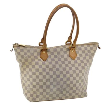 Louis Vuitton Vintage Pre-owned Canvas totevskor vit, Dam Vintage Väskor, Dam, Storlek: ONE SIZE