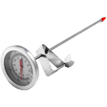 Kødtermometer, fritureolietermometer med grydeclips, madlavning slik lysfremstilling dial mekanisk termometer