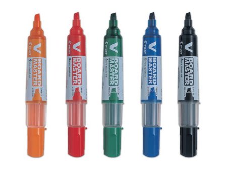 Pilot Begreen Whiteboardpenna Begreen V-Board Master, snedskuren spets på 6,0 mm, svart - Lyreco - Kontorsmaterial - Pennor - Whiteboardpennor - 