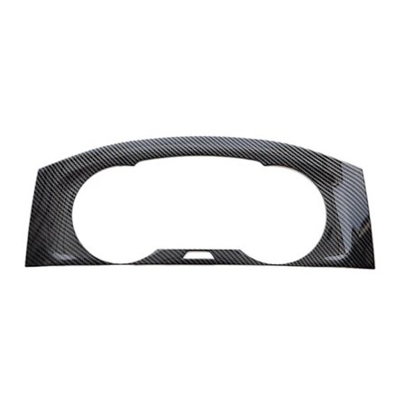 Til 2014-2019 Golf Mk7 Mk7.5 Abs Fiber Interiør Dashboard Meter Display Ramme Cover Trim