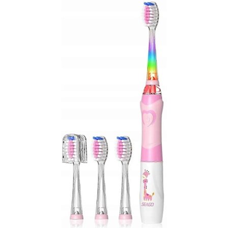 Seago Sg-977 Elektrisk Tannbørste 4 Tips