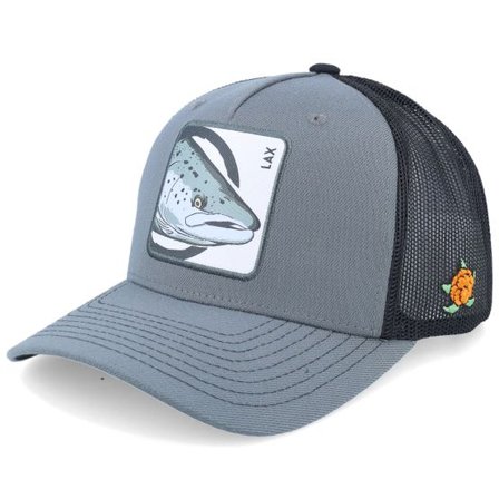 SQRTN - Grå trucker Keps - Lax Cap Dark Grey A-Frame Trucker @ Hatstore