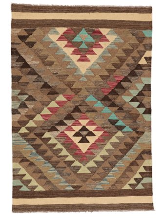 Klein Kelim Ariana Trend Teppich 101X147 Wolle