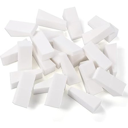 24 Kosmetiske Svamper, Gel-Fri Trekantet Kosmetisk Svamp for Foundation