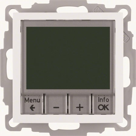 Hager 20441909 Termostat Vit, Ventilation