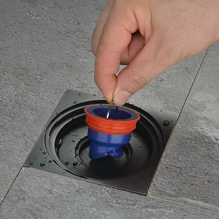 Afløbsrist til brusebad, Anti-tilbagestrømning, Anti-lugt, Hurtig afløbsventil, 3,5x5,3cm