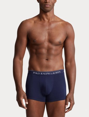 Polo Ralph Lauren Stretch Cotton Trunk 3-Pack - Blue - S