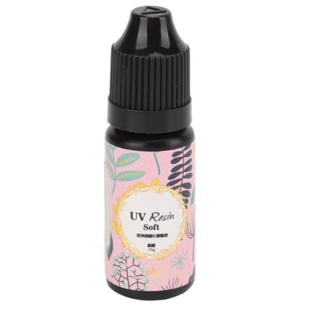 UV Resin Ikke-giftig Hurtighærdende Høj Gennemsigtighed Lavt Svind Lækagesikker DIY Smykkefremstilling Epoxy 10g