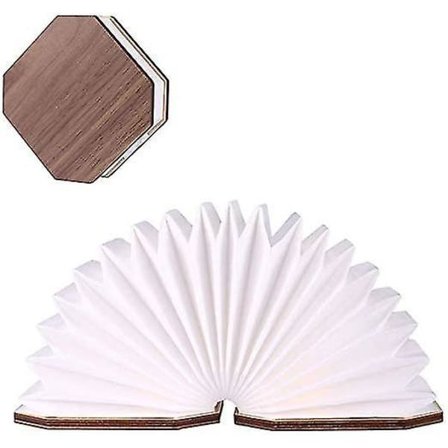 Puinen Kirjanvalo LED 360 Asteen Taittuva Orgaaninen Lamppu Latautuva Työpöytälamppu