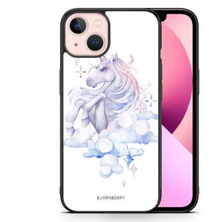 Bjornberry Skal iPhone 13 - Vattenfärg Enhörning