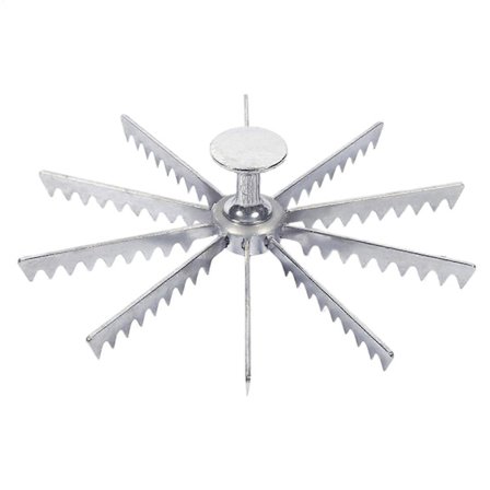 Tærtekniv Værktøj Aluminiumlegering 23,5 cm Trekantet Skorpeskærer til Bagning af Pizza og Tærter (FMY)