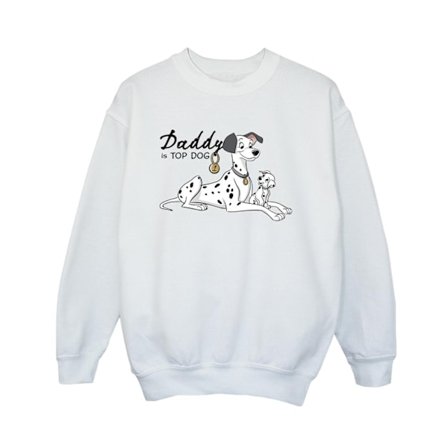Disney Boys 101 Dalmatians Top Dog Sweatshirt 3-4 år Vit