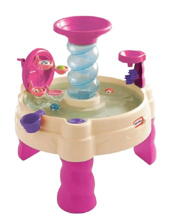 Little Tikes | Little Tikes Spiralin' Seas Water Table- Pink | ONE SIZE