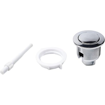 ING Toiletskylleknap, 38 mm badeværelse enkel skylleknap, tankknap, standard tankkomponenter