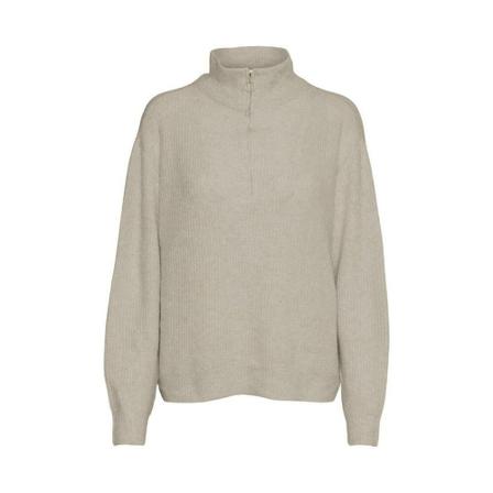 Vero Moda, Turtlenecks Beige, Dames, Maat:M,polyester,gestreept