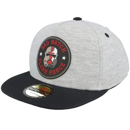 Difuzed - Grå snapback Kasket - Kids Star Wars The Bad Batch Hunter Grey Snapback @ Hatstore