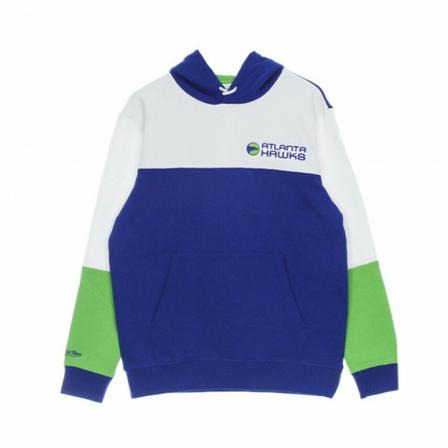 Mitchell & Ness hoodie nba fusion fleece 2.0 hardwood classics atlhaw Blå, Herre