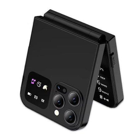 A50 Pro Flip Telefon Dual SIM-kort GSM Automatisk Opkaldsoptagelse 2,4 Tommer Skærm Foldbare Mobiltelefoner