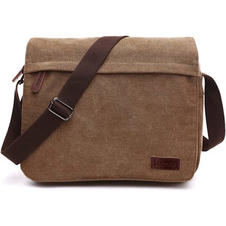 Herre Skulder Bag Canvas Skulder Bag Laptop Bag Skole Bag
