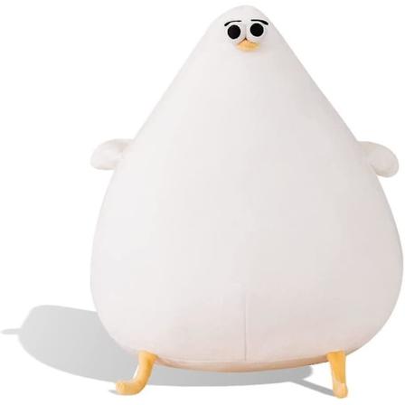 (Valkoinen, 10,2 tuumaa) Fat Chicken Pehmotyyny Funny Mother Kana ,ZQKLA