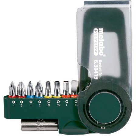 Metabo 630419000 Bitssats 9 delar, Maskintillbehör & förbrukning