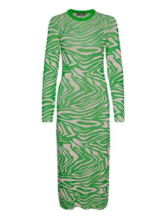 Chiara, 1512 Graphic Knit Dresses Knitted Dresses Vihreä STINE GOYA