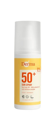 Derma Solspray SPF 50 150 ml, Skincare, Solpleje, Solcreme
