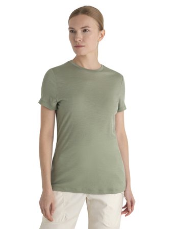 Icebreaker W Mer 150 Tech Lite Iii Ss Tee - Green - XS