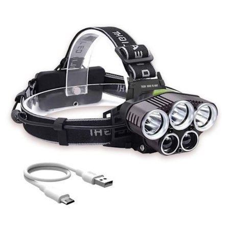 Strålkastare - TD - Mini uppladdningsbar USB-strålkastare - 6 lägen - IPX4 vattentät - 20W maximal effekt