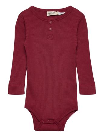 Body Ls Bodies Long-sleeved Burgundy MarMar Cph