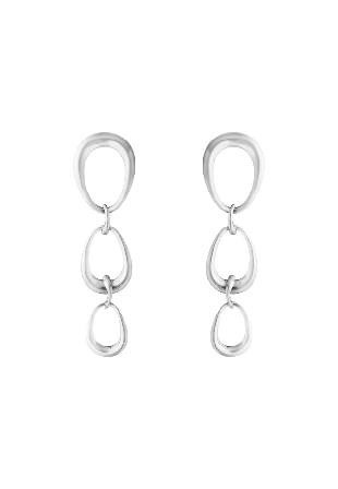Georg Jensen OFFSPRING örhängen Dam Silver ONESIZE