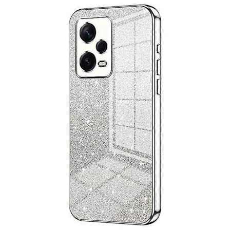 Takakuori Yhteensopiva Xiaomi Redmi Note 12 Pro+ 5G:lle, tarkka leikkaus, liukuvärjätty glitter TPU-puhelinkotelo