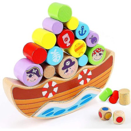 Ark Koncentrationsleg Læringsleg Noas Ark Træ Motorik Legetøj Til Børn Fra 3 År (shikai)-yuhao