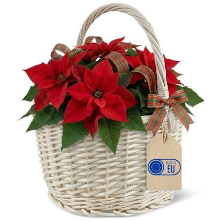 Kreativ Hjem Opbevaringskurv Klassisk Let Vævet Håndlavet Hvid 35 x 35 x 39 cm