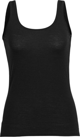 Icebreaker Women's Siren Tank Women short-sleeved sweaters Black XS